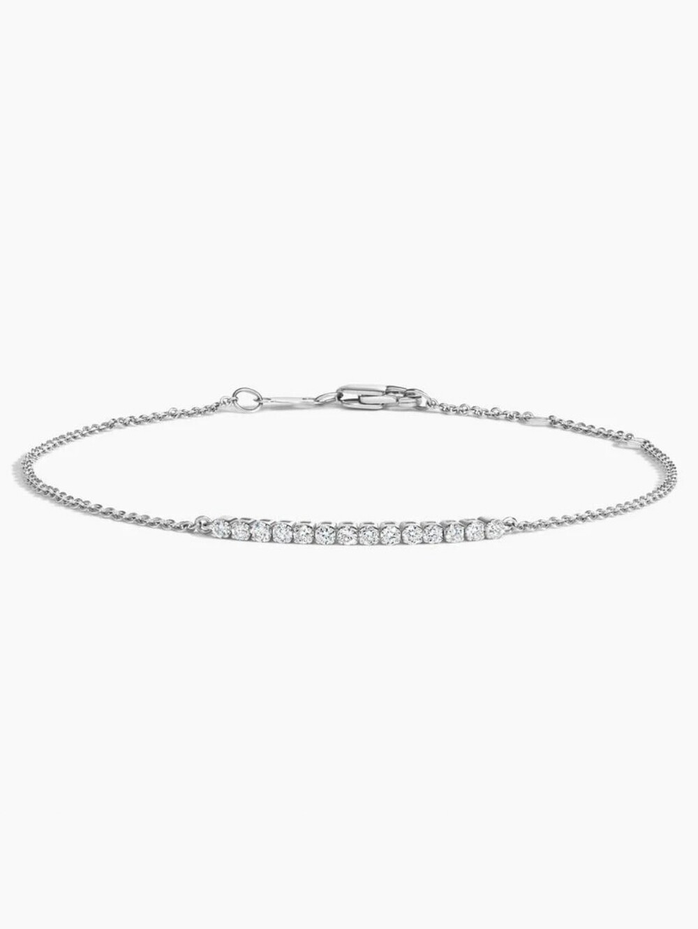 Brilliant Earth 1/5 Coverage Lab Diamond Tennis Bracelet (1/4 ct. tw.) - Silver